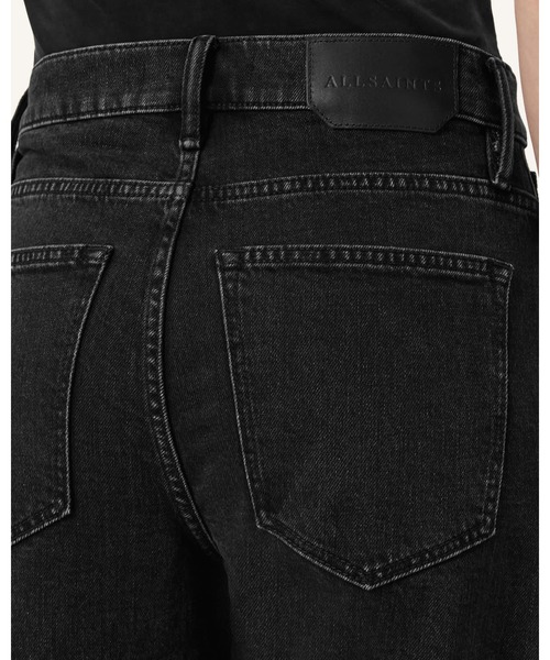 ALLSAINTS（オールセインツ）の「SADIE BARREL LEG DENIM JEANS | SADIE バレル レッグ デニム ジーンズ（デニムパンツ・レディース・ブラック・26/25/24）」の6枚目の写真