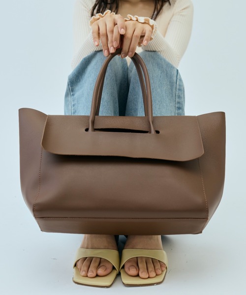 DRWCYS（ドロシーズ）の「フラップトートバッグ（トートバッグ・レディース・ブラウン/ブラック・FREE）」の9枚目の写真