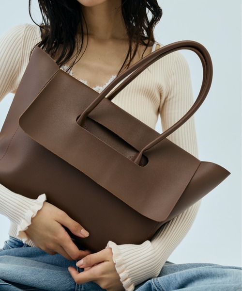 DRWCYS（ドロシーズ）の「フラップトートバッグ（トートバッグ・レディース・ブラウン/ブラック・FREE）」の10枚目の写真