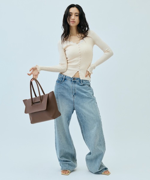 DRWCYS（ドロシーズ）の「フラップトートバッグ（トートバッグ・レディース・ブラウン/ブラック・FREE）」の14枚目の写真