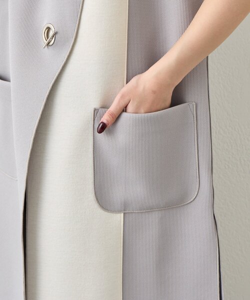 Jena espace merveilleux（ジェナ　エスパスメルヴェイユ）の「バーボタンワッフルジレ（ベスト・レディース・チャコールグレー/ベージュ/グレー・FREE）」の21枚目の写真