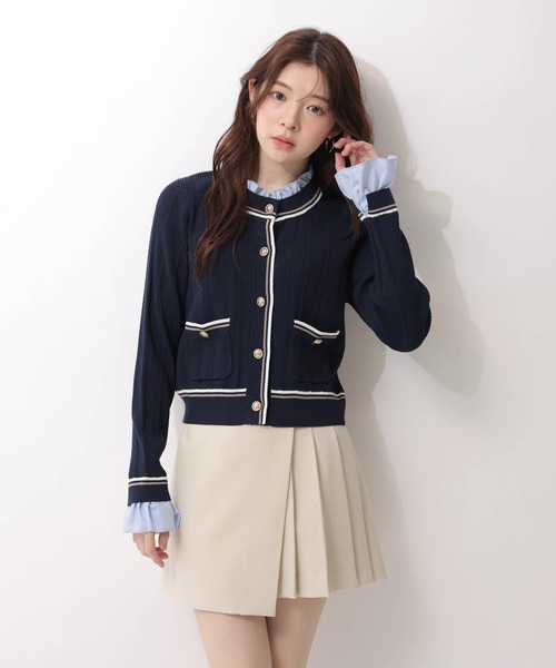 Rirandture（リランドチュール）の「ラッププリーツミニスコート（スカート・レディース・ベージュ系その他・2/1/0）」の2枚目の写真