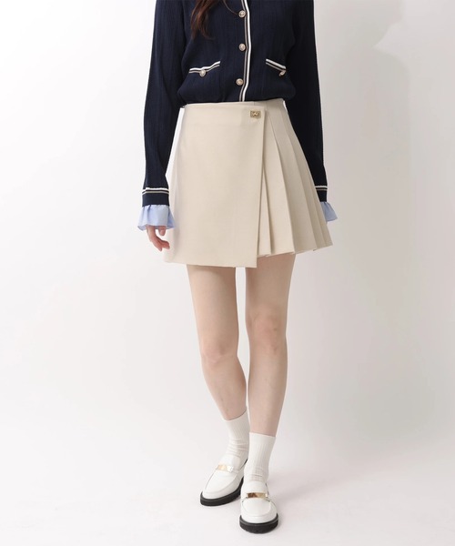 Rirandture（リランドチュール）の「ラッププリーツミニスコート（スカート・レディース・ベージュ系その他・2/1/0）」の3枚目の写真