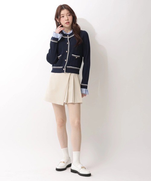 Rirandture（リランドチュール）の「ラッププリーツミニスコート（スカート・レディース・ベージュ系その他・2/1/0）」の6枚目の写真