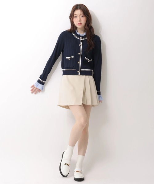 Rirandture（リランドチュール）の「ラッププリーツミニスコート（スカート・レディース・ベージュ系その他・2/1/0）」の7枚目の写真