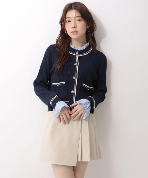 Rirandture（リランドチュール）の「ラッププリーツミニスコート（スカート・レディース・ベージュ系その他・2/1/0）」の8枚目の写真