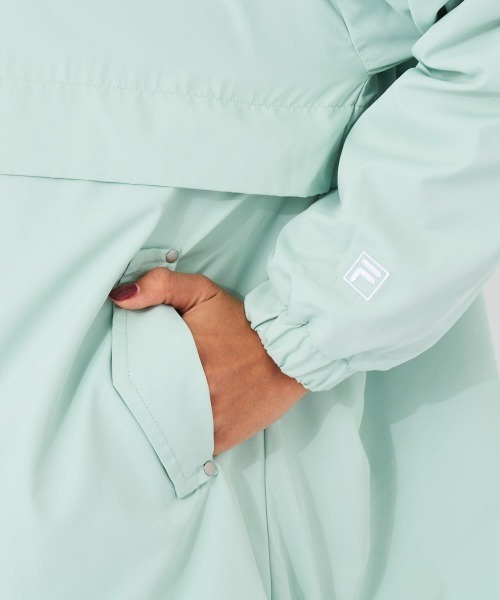 FILA GOLF(フィラゴルフ )の「ミドル丈ライトブルゾン(ブルゾン・レディース・サックスブルー/ブラック/ベージュ・MEDIUM/LARGE/X-LARGE)」の14枚目の写真