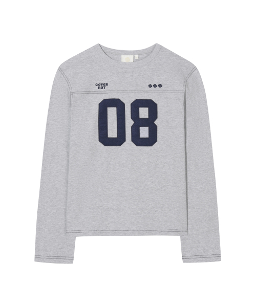 COVERNAT(カバーナット)の「ウィメンズナンバーロゴロングスリーブメランジグレー(Tシャツ/カットソー・レディース・その他・WM/WS)」の9枚目の写真