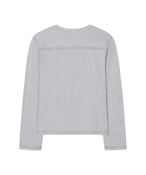 COVERNAT(カバーナット)の「ウィメンズナンバーロゴロングスリーブメランジグレー(Tシャツ/カットソー・レディース・その他・WM/WS)」の10枚目の写真