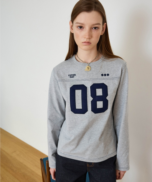 COVERNAT(カバーナット)の「ウィメンズナンバーロゴロングスリーブメランジグレー(Tシャツ/カットソー・レディース・その他・WM/WS)」の11枚目の写真