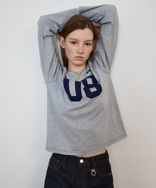 COVERNAT(カバーナット)の「ウィメンズナンバーロゴロングスリーブメランジグレー(Tシャツ/カットソー・レディース・その他・WM/WS)」の14枚目の写真