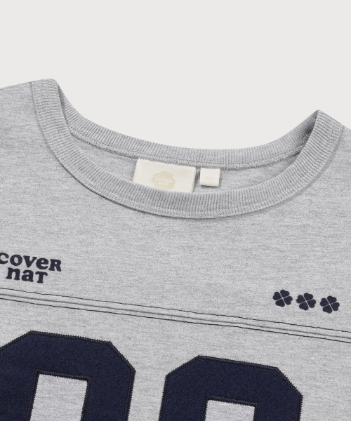 COVERNAT(カバーナット)の「ウィメンズナンバーロゴロングスリーブメランジグレー(Tシャツ/カットソー・レディース・その他・WM/WS)」の6枚目の写真