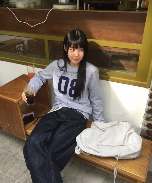 COVERNAT(カバーナット)の「ウィメンズナンバーロゴロングスリーブメランジグレー(Tシャツ/カットソー・レディース・その他・WM/WS)」の8枚目の写真