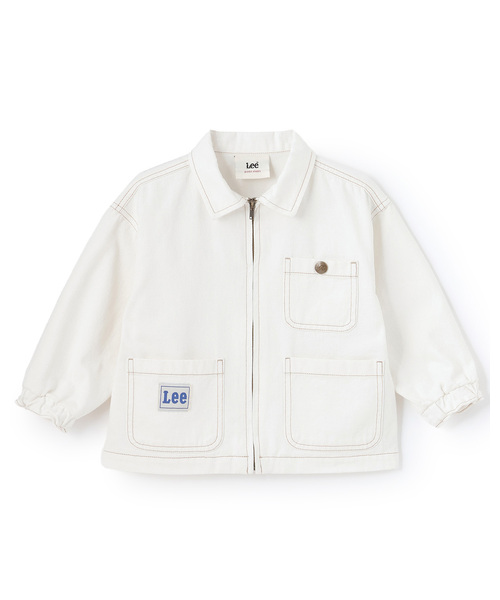 petit main（プティマイン）の「【Lee】シャツアウター（シャツ/ブラウス・キッズ・オフホワイト/ネイビー・L/M/S）」の13枚目の写真