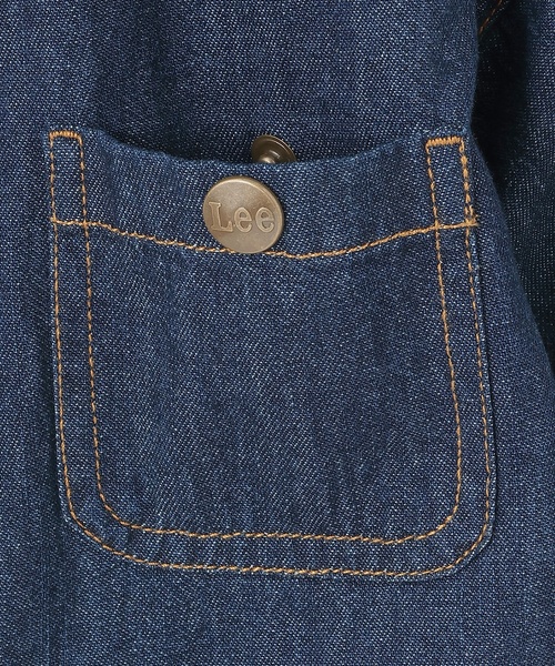 petit main（プティマイン）の「【Lee】シャツアウター（シャツ/ブラウス・キッズ・オフホワイト/ネイビー・L/M/S）」の17枚目の写真