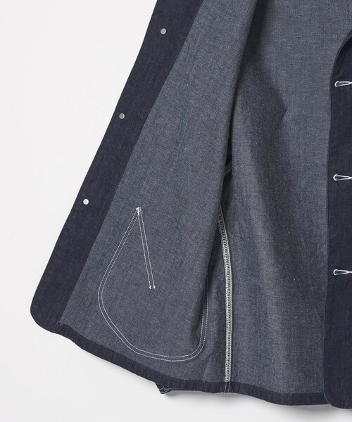 Lee（リー）の「＜Lee x Scye for UNITED ARROWS＞ LOCO JACKET/ワンウォッシュ カバーオール（カバーオール・メンズ・ネイビー・36/42）」の9枚目の写真