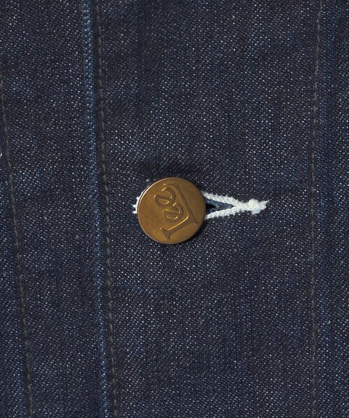 Lee（リー）の「＜Lee x Scye for UNITED ARROWS＞ LOCO JACKET/ワンウォッシュ カバーオール（カバーオール・メンズ・ネイビー・36/42）」の10枚目の写真