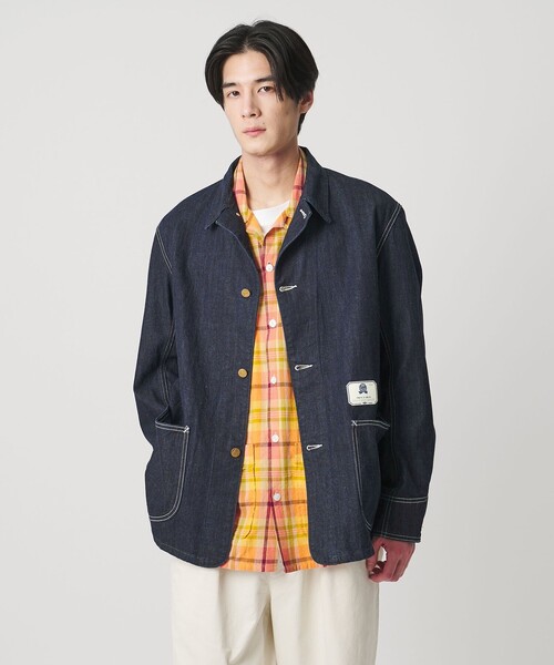 Lee(リー)の「<Lee x Scye for UNITED ARROWS> LOCO JACKET/ワンウォッシュ カバーオール(カバーオール・メンズ・ネイビー・36/42/40/38)」の11枚目の写真