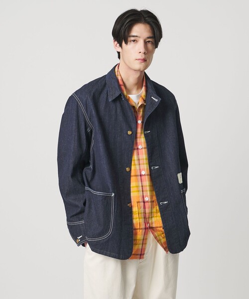 Lee(リー)の「<Lee x Scye for UNITED ARROWS> LOCO JACKET/ワンウォッシュ カバーオール(カバーオール・メンズ・ネイビー・36/42/40/38)」の12枚目の写真