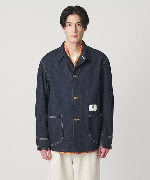 Lee(リー)の「<Lee x Scye for UNITED ARROWS> LOCO JACKET/ワンウォッシュ カバーオール(カバーオール・メンズ・ネイビー・36/42/40/38)」の14枚目の写真