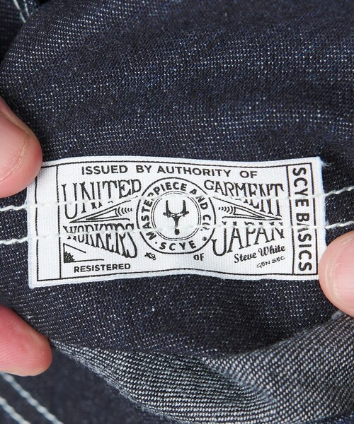 Lee(リー)の「<Lee x Scye for UNITED ARROWS> LOCO JACKET/ワンウォッシュ カバーオール(カバーオール・メンズ・ネイビー・36/42/40/38)」の17枚目の写真