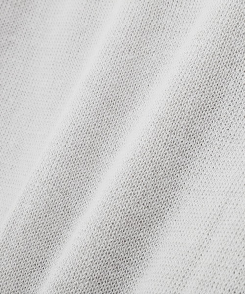 MARGARET HOWELL(マーガレットハウエル)の「TWISTED LINEN COTTON(カーディガン/ボレロ・レディース・ライトグレー/ブラック・2)」の5枚目の写真