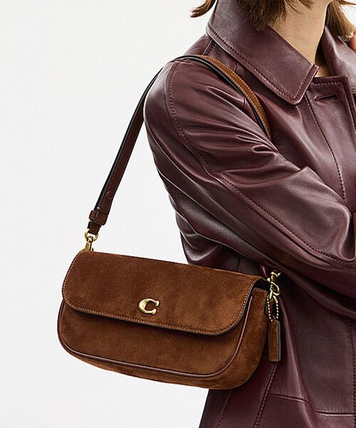 COACH｜コーチのショルダーバッグ（スエード）通販 - ZOZOTOWN