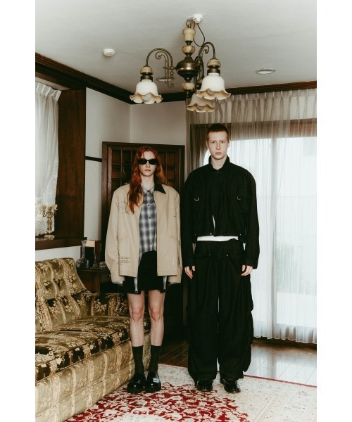Knuth Marf（クヌースマーフ）の「embroidered jacket(unisex)（ブルゾン・レディース・ブルー/ベージュ・FREE）」の20枚目の写真
