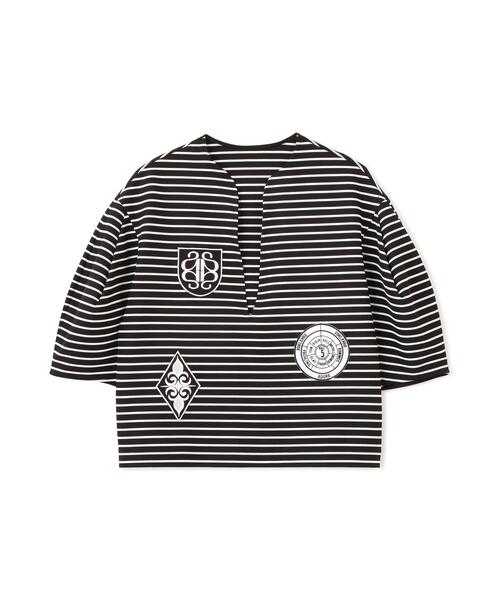 ADORE(アドーア)の「◆エンブレムボーダー(Tシャツ/カットソー・レディース・ホワイト/ブラック・38)」の7枚目の写真