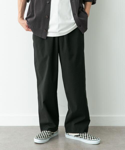 URBAN RESEARCH Sonny Label(アーバンリサーチサニーレーベル)の「リネンタッチポリエステルイージーパンツ(その他パンツ・メンズ・チャコールグレー/ブラック/ネイビー・MEDIUM/LARGE)」の4枚目の写真