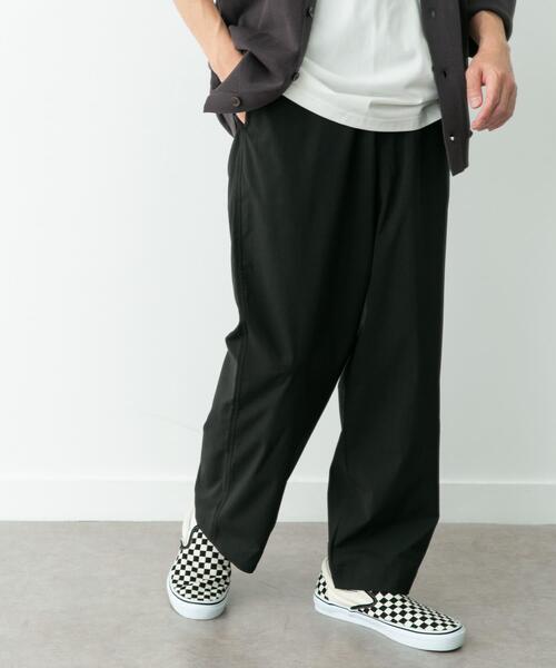 URBAN RESEARCH Sonny Label(アーバンリサーチサニーレーベル)の「リネンタッチポリエステルイージーパンツ(その他パンツ・メンズ・チャコールグレー/ブラック/ネイビー・MEDIUM/LARGE)」の7枚目の写真
