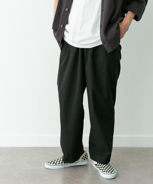URBAN RESEARCH Sonny Label(アーバンリサーチサニーレーベル)の「リネンタッチポリエステルイージーパンツ(その他パンツ・メンズ・チャコールグレー/ブラック/ネイビー・MEDIUM/LARGE)」の9枚目の写真