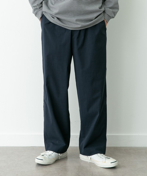 URBAN RESEARCH Sonny Label(アーバンリサーチサニーレーベル)の「リネンタッチポリエステルイージーパンツ(その他パンツ・メンズ・チャコールグレー/ブラック/ネイビー・MEDIUM/LARGE)」の3枚目の写真