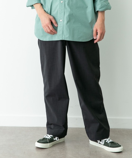 URBAN RESEARCH Sonny Label(アーバンリサーチサニーレーベル)の「リネンタッチポリエステルイージーパンツ(その他パンツ・メンズ・チャコールグレー/ブラック/ネイビー・MEDIUM/LARGE)」の2枚目の写真