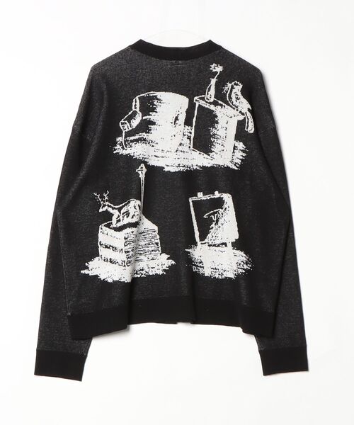 SHINYAKOZUKA（シンヤコヅカ）の「【SHINYAKOZUKA】 A ZOO OF A ROOM（カーディガン/ボレロ・メンズ・ブラック・LARGE）」の7枚目の写真