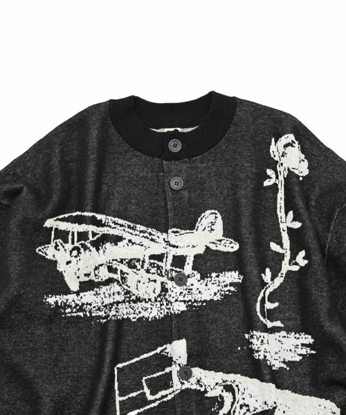 SHINYAKOZUKA（シンヤコヅカ）の「【SHINYAKOZUKA】 A ZOO OF A ROOM（カーディガン/ボレロ・メンズ・ブラック・LARGE）」の3枚目の写真