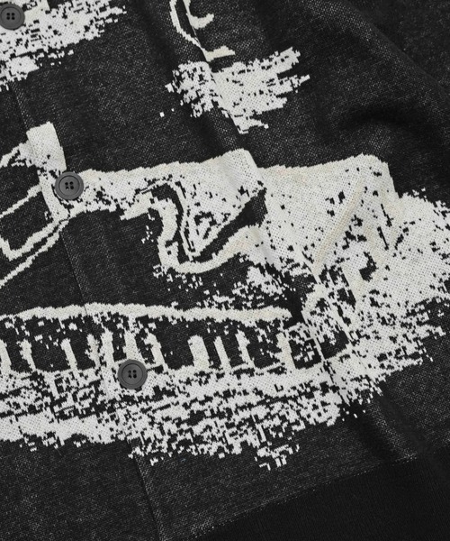 SHINYAKOZUKA（シンヤコヅカ）の「【SHINYAKOZUKA】 A ZOO OF A ROOM（カーディガン/ボレロ・メンズ・ブラック・LARGE）」の6枚目の写真