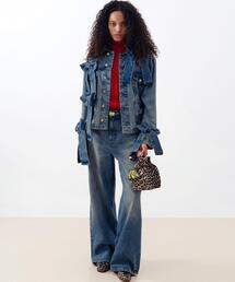 GANNI | GANNI　TINT RIGID DENIM BOW JACKET(デニムジャケット)
