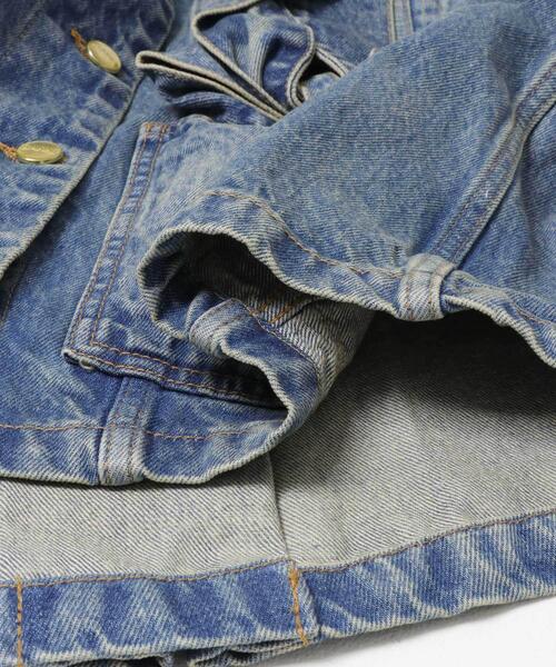GANNI　TINT RIGID DENIM BOW JACKET