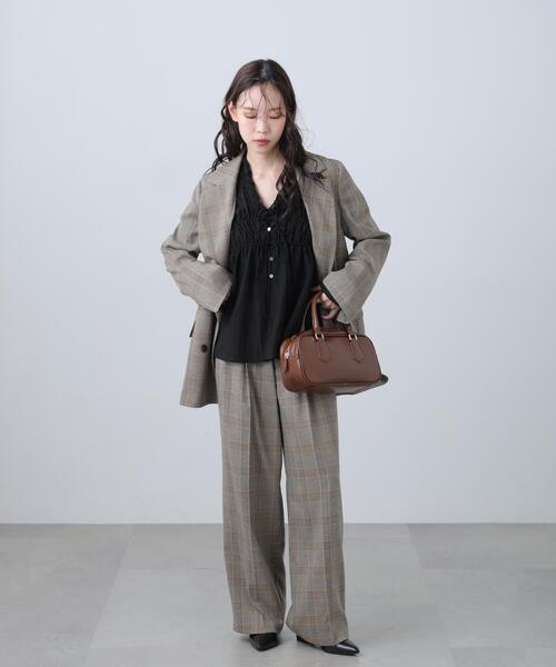 FREE'S MART(フリーズマート)の「◆シャーリングドロストブラウス(シャツ/ブラウス・レディース・イエロー/ホワイト/ブルー/ブラック・FREE)」の15枚目の写真