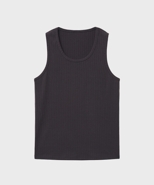 NOIRER(ノイア)の「マルチリブスリーブレスTシャツ(ダークグレー)(Tシャツ/カットソー・メンズ・その他・FREE)」の7枚目の写真