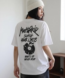 『mahagrid/マハグリッド』RECORD GRAFFITI LOGO TEE/レコード グラフティロゴ Tシャツ