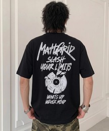 『mahagrid/マハグリッド』RECORD GRAFFITI LOGO TEE/レコード グラフティロゴ Tシャツ