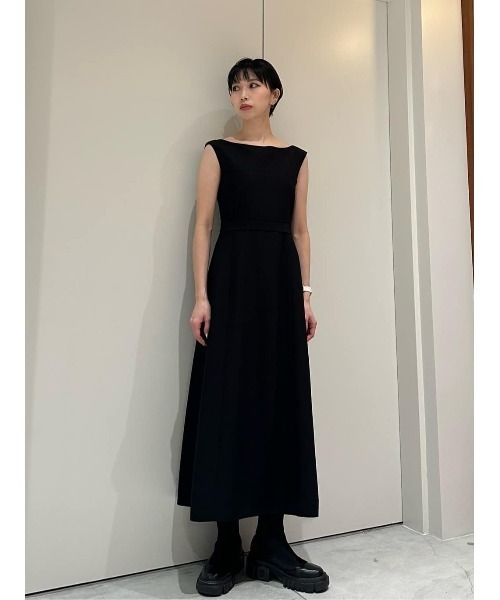 COLUMN（コラム）の「COLUMN / ハイウエストワンピース＜THE COLUMN＞（ワンピース・レディース・ブラック/オフホワイト・38/36）」の10枚目の写真