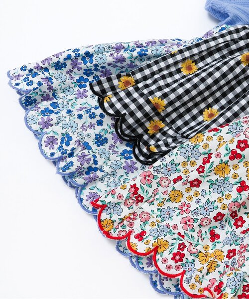 apres les cours（アプレレクール）の「フラワーフリルドッキングトップス（Tシャツ/カットソー・キッズ・ブラック/レインボー/ラベンダー・80/90/100/110/120/130/140）」の20枚目の写真