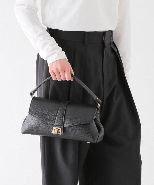 MARCO BIANCHINI（マルコビアンチーニ）の「MARCO BIANCHINI/マルコ・ビアンキーニ ワンハンドルバッグ SOFTGEOMETRY 25165（ショルダーバッグ・レディース・ベージュ/ブラック・FREE）」の13枚目の写真