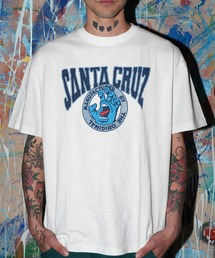 SANTA CRUZ（サンタクルーズ）の「【ムラサキスポーツ限定】SANTA CRUZ サンタクルーズ 半袖 Tシャツ BRIDGE STRIP MFG HAND SST 502263409（Tシャツ/カットソー）」