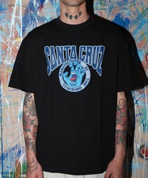 SANTA CRUZ（サンタクルーズ）の「【ムラサキスポーツ限定】SANTA CRUZ サンタクルーズ 半袖 Tシャツ BRIDGE STRIP MFG HAND SST 502263409（Tシャツ/カットソー）」