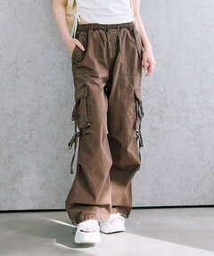 MIHARA YASUHIRO/ミハラヤスヒロ】C/R SATIN CARGO PANTS/サテンカーゴ