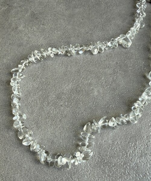 DouDou（ドゥドゥ）の「さざれネックレス（ネックレス・レディース・ブラック/ブルー系その他/クリア・FREE）」の6枚目の写真